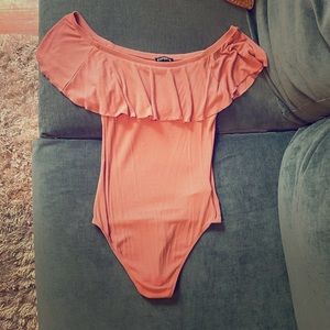 Off the shoulder bodysuit